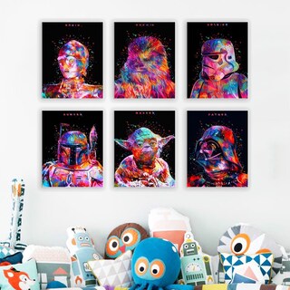 Foto 4 | Foto 4 | Set 6 Cuadros Star Wars En Lienzo Canvas 40x50 Envio Gratis
