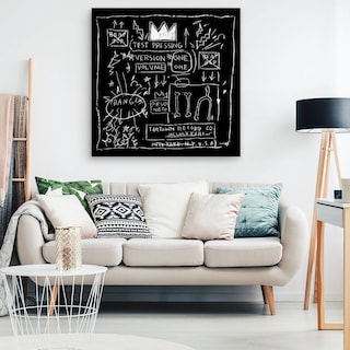 Foto 2 | Foto 2 | Arte Jean-michel Basquiat Black Crow Canvas Estilo Galeria