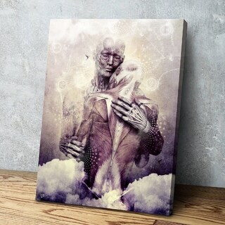 Foto 2 | Foto 2 | Cuadro Canvas Arte Moderno Anatomia Alta Calidad Pareja Amor Cósmico Calidad De Galeria Materiales De Calidad