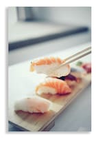 Cuadro Decorativo Para Restaurante Sushi Salmon 90x135cm