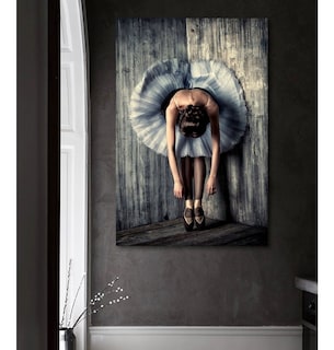 Foto 5 | Foto 5 | Bailarina Ballet Cuadro Decorativo En Lienzo Canvas Hd