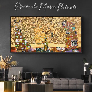 Foto 5 | Foto 5 | Cuadro Arbol De La Vida De Klimt Arte En Canvas Opción Marco