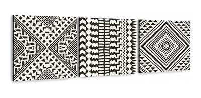 Foto 1 | Foto 1 | Cuadros Minimalistas Canvas Triptico Tribales Boho Calidad Color B&n Armazón Bastidor