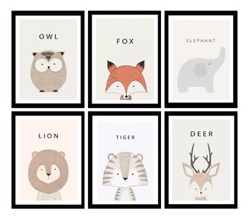 Foto 1 | Foto 1 | Cuadros Para Cuarto Bebé Niños En Canvas Seguros No Toxicos