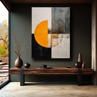 Foto 2 | Foto 2 | Cuadro Grande Abstracto Canvas Contemporáneo Moderno 120x90