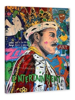 Foto 1 | Foto 1 | Cuadro Decorativo Alec Monopoly Queen Freddie Mercury, Moder