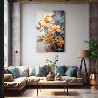 Foto 1 | Foto 1 | Cuadro Decorativo Flores Colores Modernas En Canvas Artistico Con Bastidor Impresion Hd Materiales De Calidad