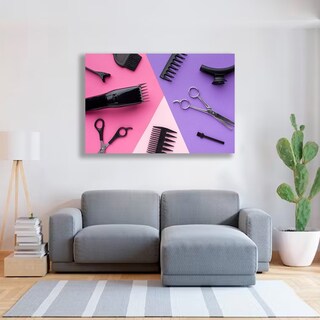 Foto 2 | Foto 2 | Cuadro Estética Salón Peluquerías Canvas Grueso 60x90cm