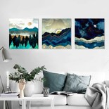 Cuadros Minimalistas Nordico Paisajes Abstractos Canvas