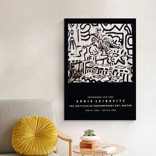 Foto 5 | Foto 5 | Cuadro Canvas Fotografia Keith Haring Annie Leibovitz