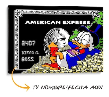 Foto 2 | Foto 2 | Cuadro Canvas Monopoly American Express X Scrooge Mcduck