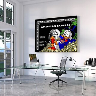Foto 3 | Foto 3 | Cuadro Canvas Monopoly American Express X Scrooge Mcduck