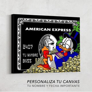 Foto 4 | Foto 4 | Cuadro Canvas Monopoly American Express X Scrooge Mcduck