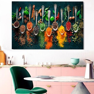 Foto 2 | Foto 2 | Cuadro Decorativo Para Comedor Y Cocina  De Especias Color Colores