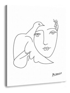 Foto 1 | Foto 1 | Cuadros Minimalistas Picasso Canvas Algodón Tipo Museo 6 Mod