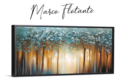 Foto 2 | Foto 2 | Cuadro Decorativo Canvas Arboles Colores Tipo Óleo Hd Grande No Sintetico De Galeria