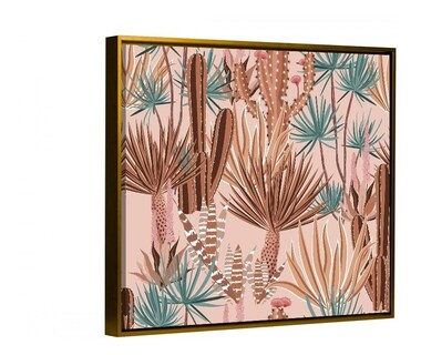 Foto 3 | Foto 3 | Cuadro Cactus Flores Mexicano Terracota Tonos Neutros Boho