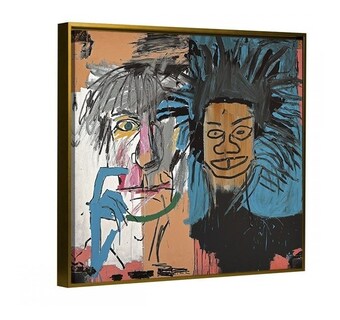 Foto 3 | Foto 3 | Cuadro Arte Basquiat Y Warhol En Canvas Premium Con Bastidor