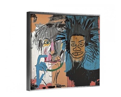 Foto 5 | Foto 5 | Cuadro Arte Basquiat Y Warhol En Canvas Premium Con Bastidor