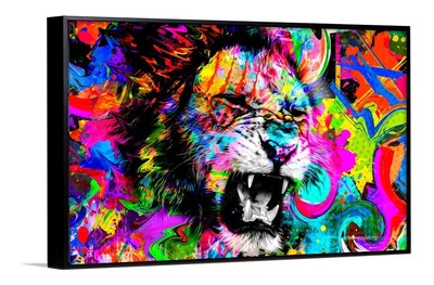 Foto 2 | Foto 2 | Cuadros Decorativos Abstracto Moderno Animales Colores 4k