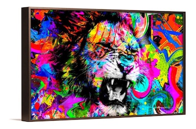 Foto 3 | Foto 3 | Cuadros Decorativos Abstracto Moderno Animales Colores 4k