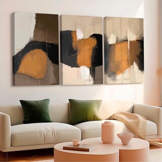 Foto 2 | Foto 2 | Set Cuadros Moderno Minimalista Abstracto Hd Grande Canvas