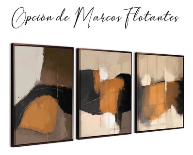 Foto 4 | Foto 4 | Set Cuadros Moderno Minimalista Abstracto Hd Grande Canvas