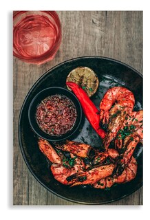 Foto 2 | Foto 2 | Cuadro Decorativo Marisquería Restaurante Canvas 80x120cm