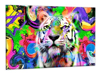 Foto 1 | Foto 1 | Cuadros Decorativos Abstracto Moderno Animales Colores 4k