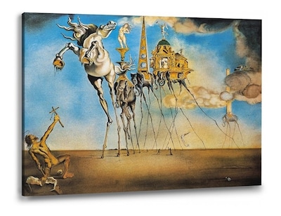 Foto 1 | Foto 1 | Cuadro Arte En Canvas De Dalí Calidad De Museo Con Marco