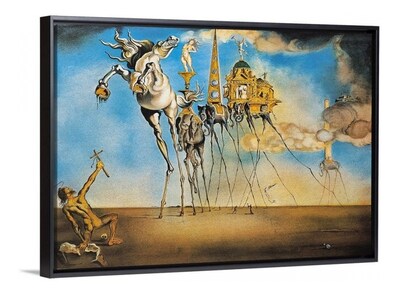 Foto 4 | Foto 4 | Cuadro Arte En Canvas De Dalí Calidad De Museo Con Marco