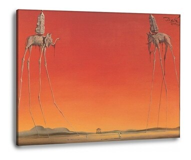 Foto 1 | Foto 1 | Cuadro Decorativo Decogaleria Cuadro S. Dalí La Persistencia Moderno De 50cm X 75cm Color Reloj Derritiéndose