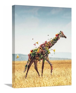 Foto 1 | Foto 1 | Cuadros Decorativos Animales León Elefante Jirafa Canvas 4k
