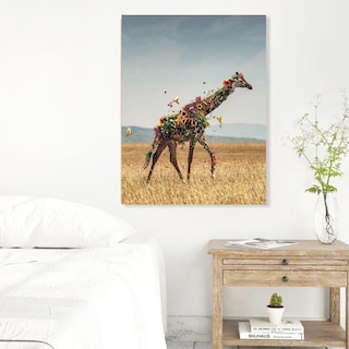 Foto 2 | Foto 2 | Cuadros Decorativos Animales León Elefante Jirafa Canvas 4k