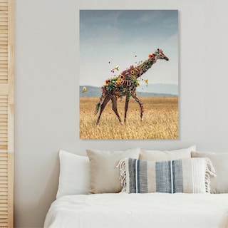 Foto 5 | Foto 5 | Cuadros Decorativos Animales León Elefante Jirafa Canvas 4k