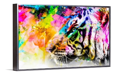 Foto 4 | Foto 4 | Cuadros Decorativos Abstracto Moderno Animales Colores 4k Color Tigre 2