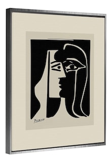 Foto 5 | Foto 5 | Cuadros Picasso Abstractos Minimalista Modernos Canvas Museo Color El Beso Armazón Bastidor De Madera