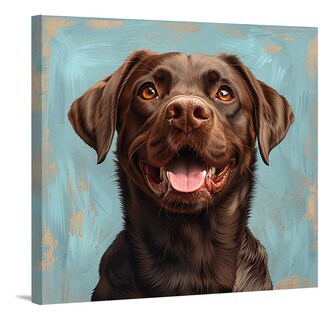 Foto 1 | Foto 1 | Cuadro Decorativo Labrador Retriever Mascota Retrato Canvas
