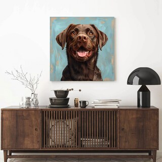 Foto 3 | Foto 3 | Cuadro Decorativo Labrador Retriever Mascota Retrato Canvas