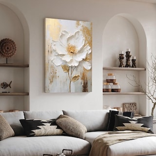 Foto 3 | Foto 3 | Cuadros Flores Elegante Abstracto Moderno Canvas Grueso60x90