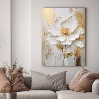 Foto 4 | Foto 4 | Cuadros Flores Elegante Abstracto Moderno Canvas Grueso60x90