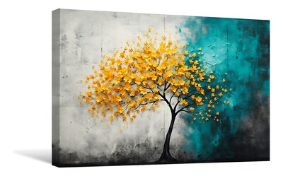 Foto 2 | Foto 2 | Cuadro Arbol Flores Canvas Artistico Sala Elegante 60x90 Hd