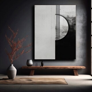 Foto 1 | Foto 1 | Cuadro Canvas Abstracto Geométrico Original Arte Moderno Hd