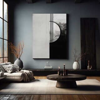 Foto 2 | Foto 2 | Cuadro Canvas Abstracto Geométrico Original Arte Moderno Hd