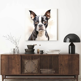 Foto 2 | Foto 2 | Cuadro Perros Retratos Varias Razas Canvas Decorativo 55x55