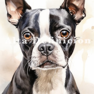 Foto 3 | Foto 3 | Cuadro Perros Retratos Varias Razas Canvas Decorativo 55x55