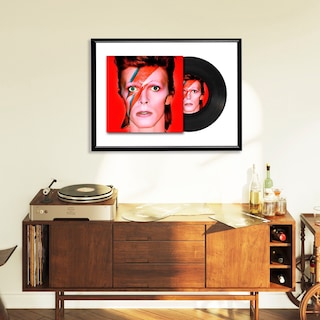 Foto 3 | Foto 3 | Cuadro Disco Vinilo | 40x60cm Marco Negro (david Bowie)