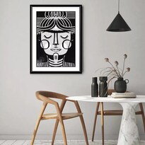 Cuadros Frida Kahlo Modernos Con Marco Madera 60x90cm