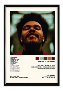 Foto 1 | Foto 1 | The Weeknd Álbum Music Tracklist Cuadros Con Marco Madera