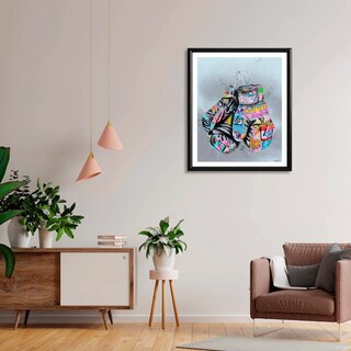 Foto 2 | Foto 2 | Cuadro Decorativo Guantes De Box Grafiti Oficina Gimnasio